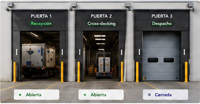 Tres puertas operativas del Hub ViaLogix